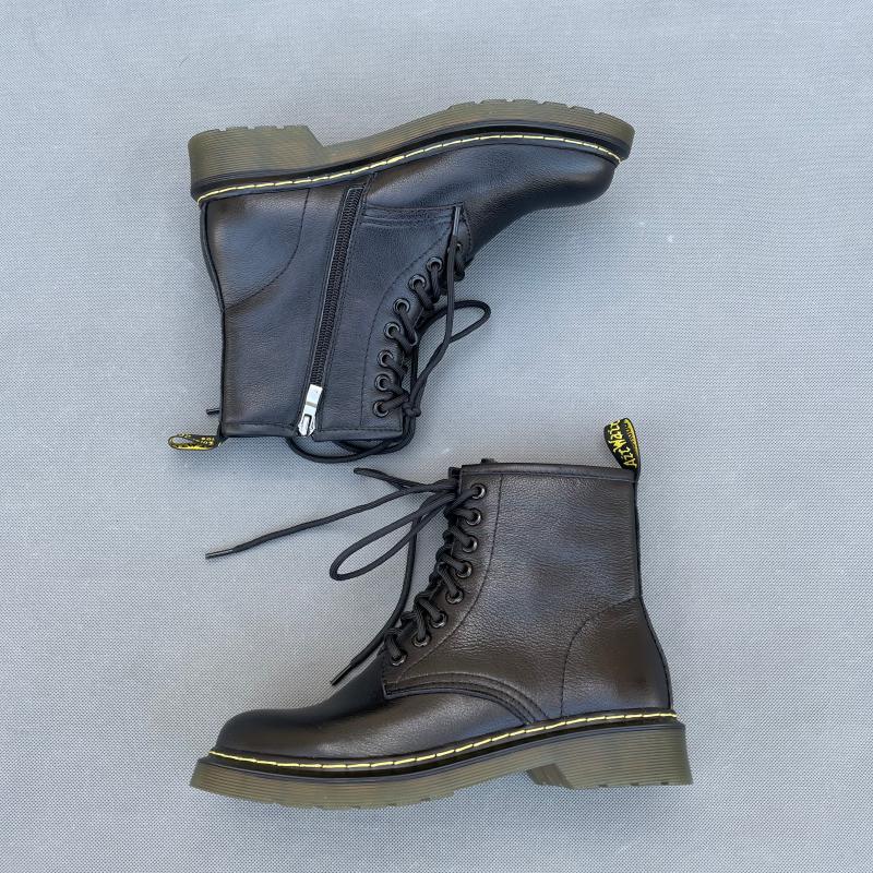 马丁靴显瘦机车靴牛皮8孔短靴