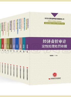 【李国有主编】审计定性处理处罚依据丛书 全套13本 中国时代经济出版社有限公司出版