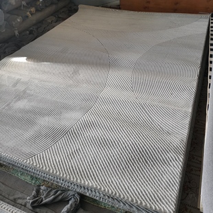 处理现代简约3*4米机制威尔顿编织地毯客厅卧室轻奢风茶几用家用