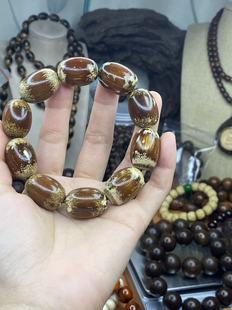 海南虫漏白棋楠玉化18老型珠手串WW88