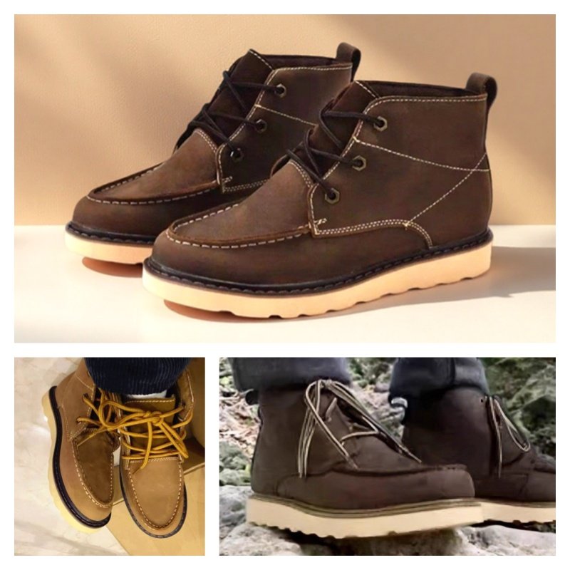 高端男士真皮马丁靴头层牛皮休闲男鞋棕色皮鞋男款工装靴子短筒靴,流行男鞋,马丁靴,淘宝优惠券,粉丝福利购,淘宝优惠卷