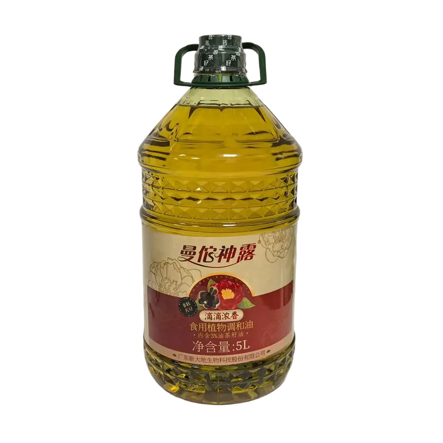 曼佗神露调和油非转基因茶籽油茶油植物食用油家用5L桶装梅州客家