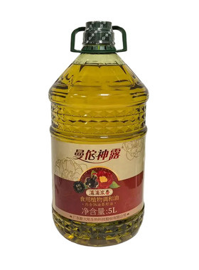 曼佗神露压榨食用油调和油5L桶装