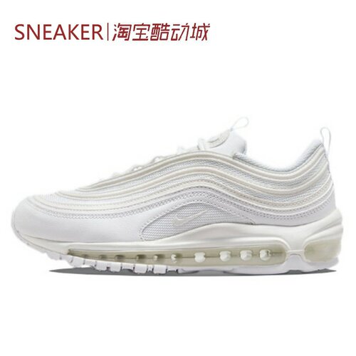 #耐克 Nike Air Max 97 跑步鞋 白色 可回收材料 DH8016-100