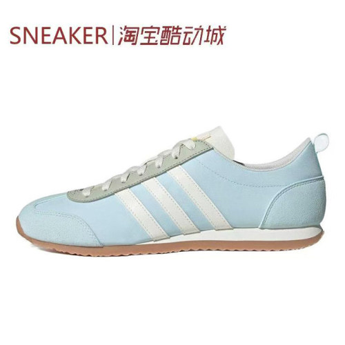 #阿迪达斯 Adidas VS JOG 2.0 生活休闲鞋 蓝白 JI2434 JS4444