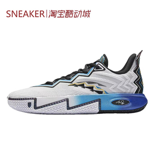 112531111S KAI 篮球鞋 白黑蓝 欧文二代 安踏 黑 Anta