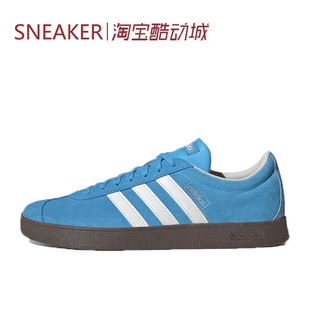 #阿迪达斯 Adidas Vl Court Classic 低帮 板鞋 蓝白色 JI0496