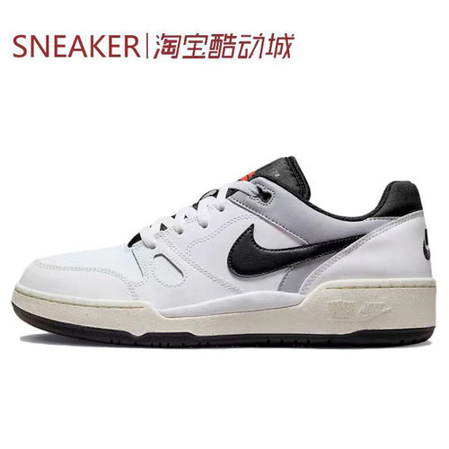 #耐克 Nike Full Force Low 板鞋 耐磨 低帮 白黑 FB1362-101