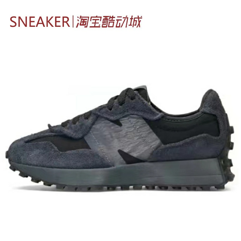 #新百伦 New Balance NB 327 跑步鞋 男女同款 黑色 U327WCD