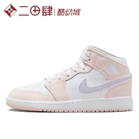 Air jordan, Air Jordan 1, баскетбольная розово-фиолетовая спортивная обувь с амортизацией