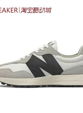 #新百伦 New Balance NB 327 跑步鞋 灰黑白 MS327FE MS327LB1