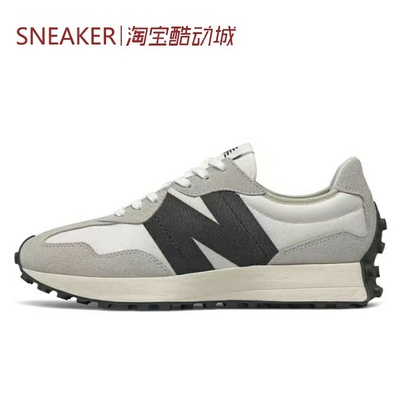 #新百伦 New Balance NB 327 跑步鞋 灰黑白 MS327FE MS327LB1