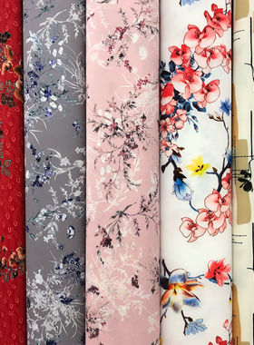 高端中国风纯天丝莱赛尔缎面夏凉顺滑柔美旗袍连衣裙时装布面料