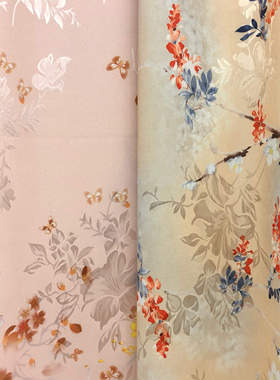 中国风提花天丝缎面夏凉顺爽细密柔美旗袍连衣裙衬衫时装布面料