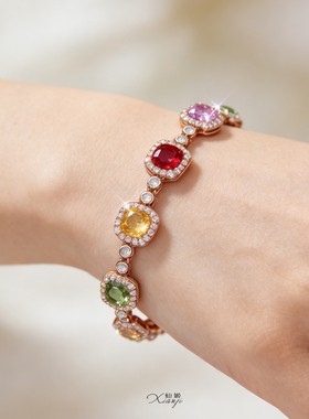 超火正流行彩色爆闪手链显白气质