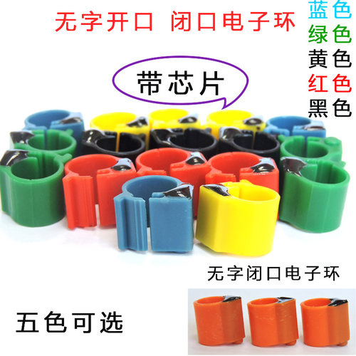 鸽子电子脚环信鸽开口闭口带电子芯片足环鸽子用品踏板扫描鸽环