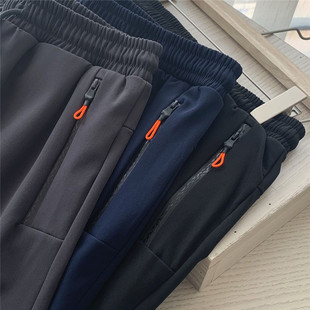 重磅来袭！户外牛裤！透气爽滑手抓绒冲锋裤秋冬男士休闲裤运动裤