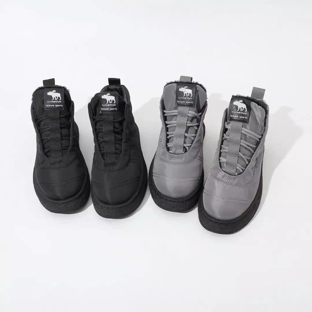 棉鞋休闲半高帮鞋男鞋潮