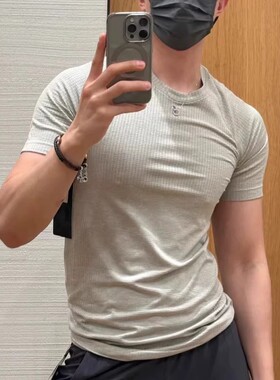 COOLAIR科技网眼透气高端夏季男女情侣款运动健身户外休闲短袖T恤