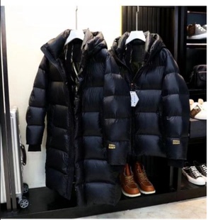 反季特厚羽绒服加绒加厚冬季男士中长款高充绒量270克灰鸭绒保暖