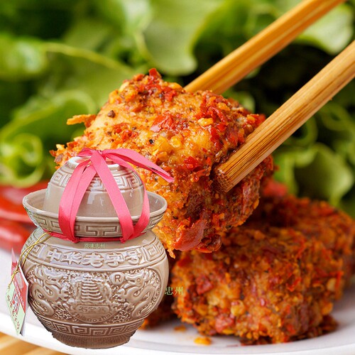重庆特产忠县忠州豆腐乳香辣麻辣四川泡菜石宝寨霉豆腐陶瓷坛包邮 - 封面
