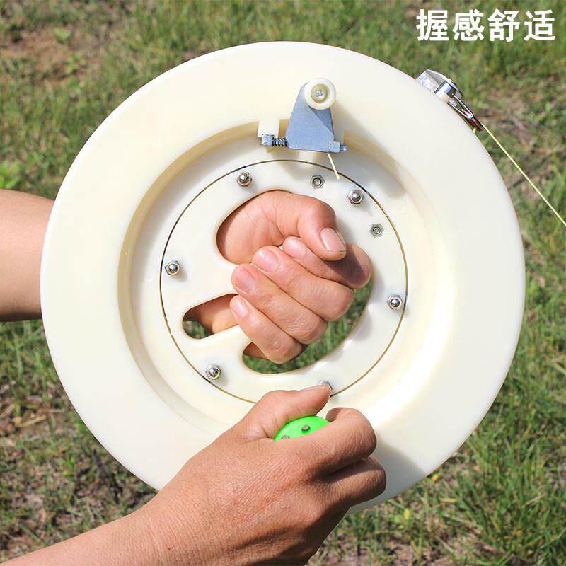 风筝握轮绕线轮放飞器材abs抗摔白轮蓝轮大轴承静音彩轮