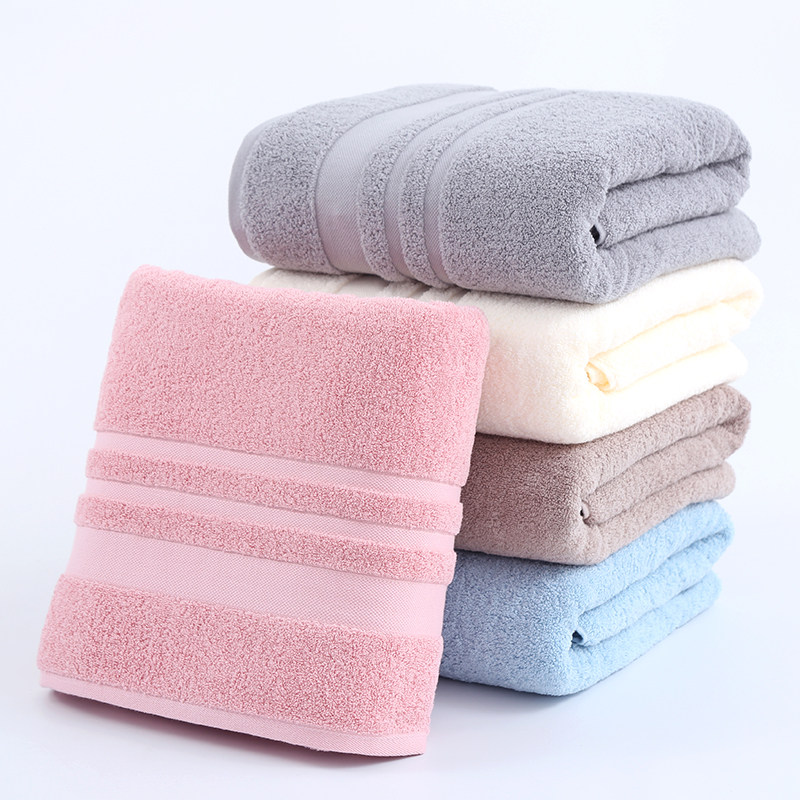 家用全纯棉酒店加厚加大浴巾成人男女软吸水速干不掉毛超大号180