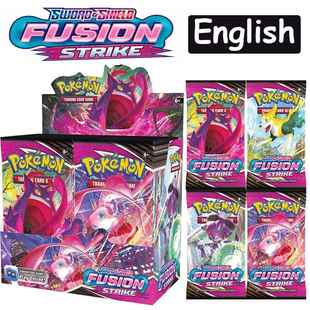 神奇宝贝Fusion Strike卡片SS8弹盲盒助推器小精灵宝可梦抽卡包EX