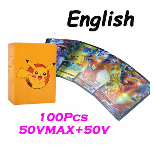 神奇宝贝卡片全EX英文闪卡Pokémon Cards初代卡vmax GX宝可梦卡