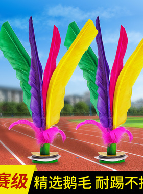 毽子儿童小学生比赛运动专用成人鹅毛毽球耐踢鸡毛键腱子羽毛花毽