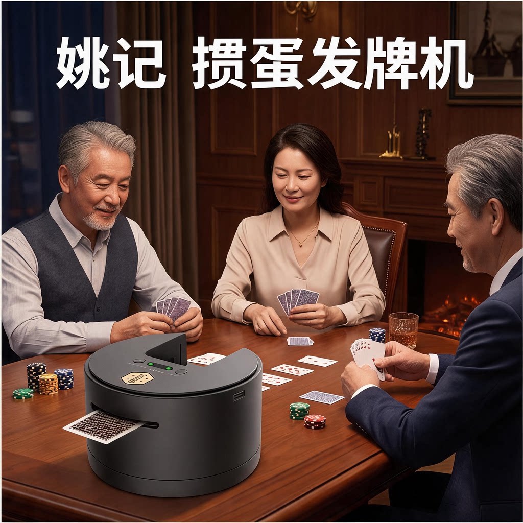 家庭掼蛋洗牌发牌一体机图片