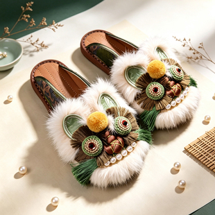 千层底『绿野仙踪』非遗手工虎头鞋女成人北京布鞋手工布底女鞋绿