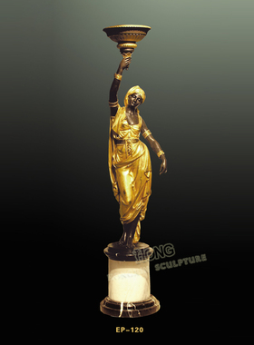 鸿鑫雕塑黄铜欧式客厅工艺品摆件