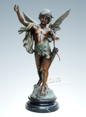 软装别墅大型人物户外落地摆件