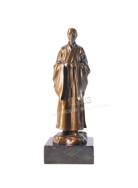 铜雕塑弘一大师CLA072076工艺品办公室客厅书房玄关家居桌面摆件