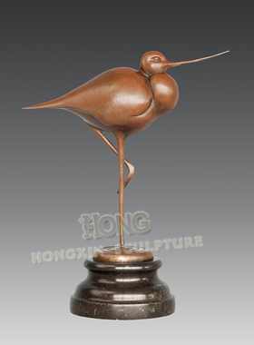 铜雕AL320办公室样品房家居室内摆件小鸟礼品工艺品软装动物包邮