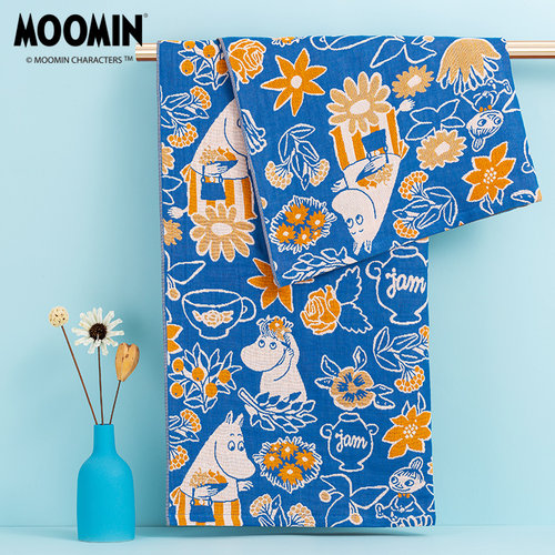 MOOMIN姆明卡通纯棉纱布大浴巾