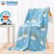 空调毯轻薄被超大浴巾 纯棉儿童毛巾被 夕才儿美术馆 哆啦A梦正版