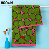 夕才儿美术馆 男女吸水不易掉毛大毛巾 姆明高档成人浴巾纯棉家用