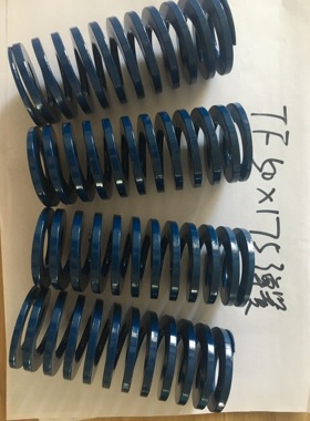 精品模具弹簧TL/SWL50*175L高强度日标蓝色矩形扁压簧外径50长175