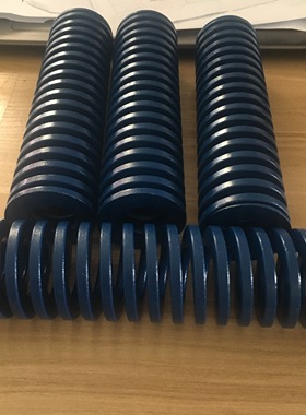 精品模具弹簧TL/SWL40*150蓝色日标高强度扁矩形压簧外径40长150