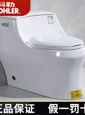 科勒马桶家用K-8688T-S-0圣拉菲尔致尊款节水虹吸式卫生间坐便器