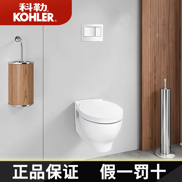 科勒欧芙挂墙式坐便器K-24720T-S2-0隐藏式水箱挂厕K-19957T-2-0
