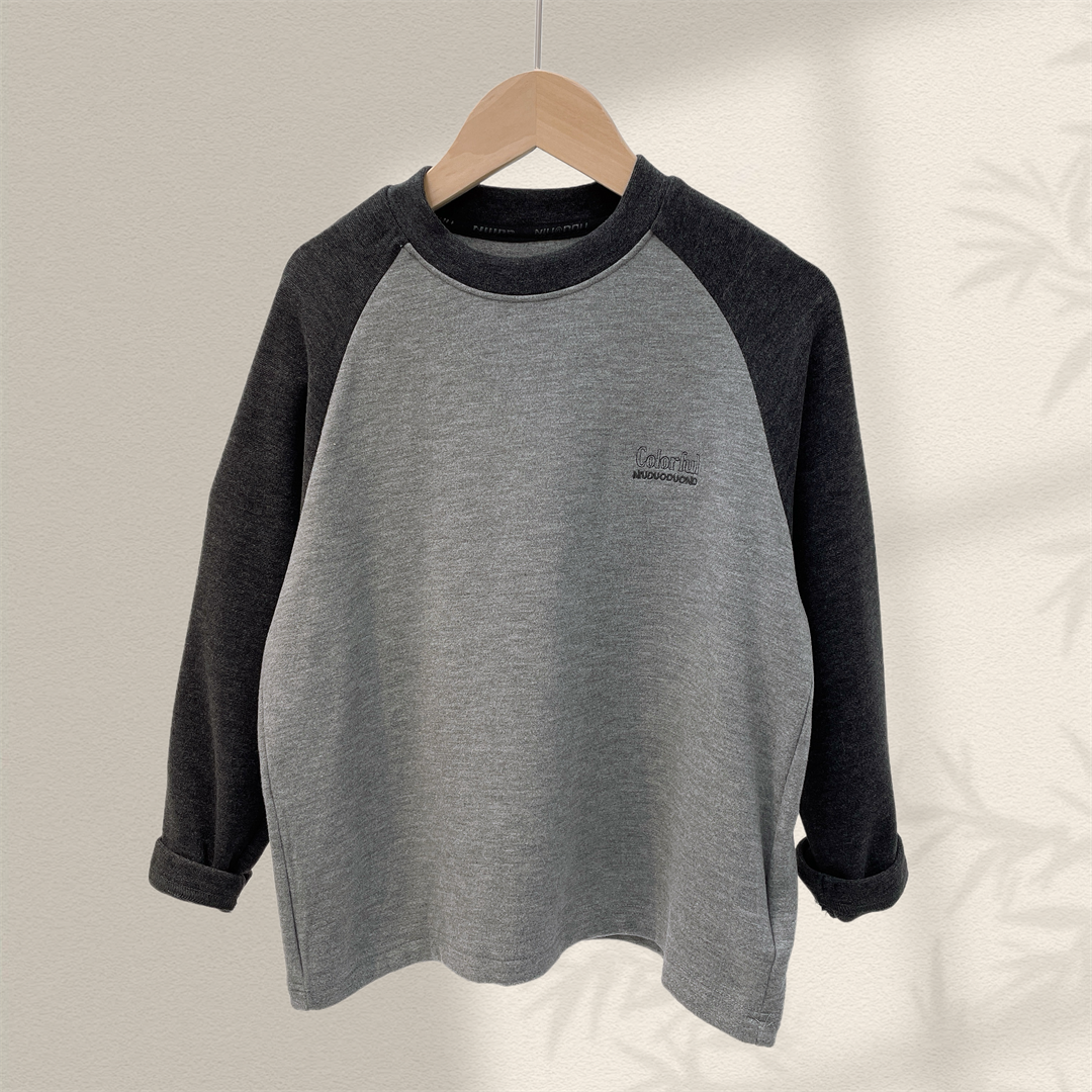 牛哆哆暖糯双面磨毛柔软舒适T恤