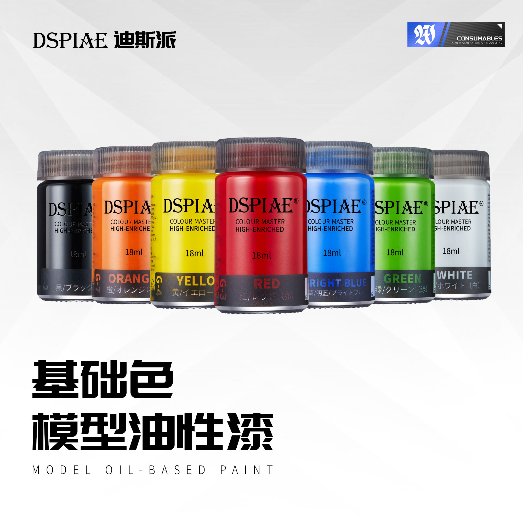 DSPIAE模型油漆颗粒细腻无苯配方