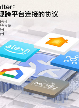 matter WiFi智能家居美规智能开关支持Homekit GoogleHome Alexa