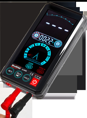 WinAPEX 8198B/8198DE  语音声控+语音播报触摸万用表锂电池