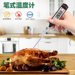 TP101高精度探针式厨房油温计食品牛奶温度计电子数显笔试温度计