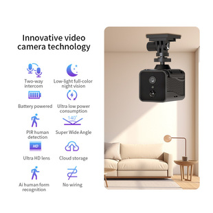 无线WiFi智能监控摄像家用安防远程网络录像机高清摄录一体机