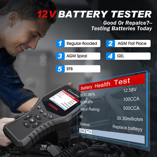 LAUNCHX431CRB3001CarBatter